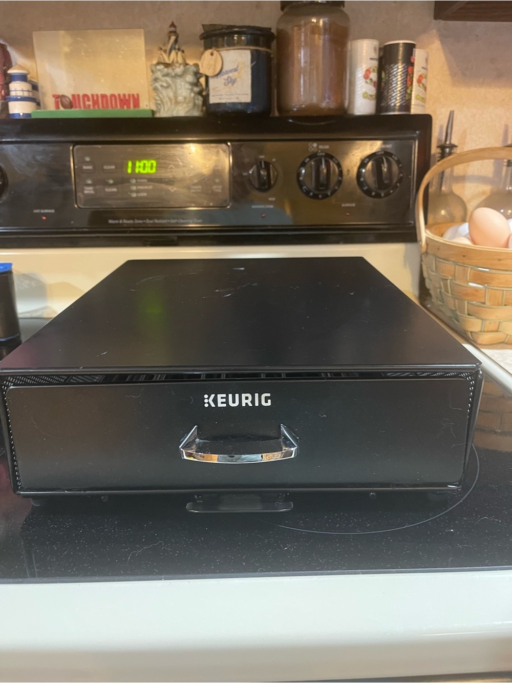 Keurig K Cup Holder Coffee Pod Storage Drawer Under Brewer Pull-out Black